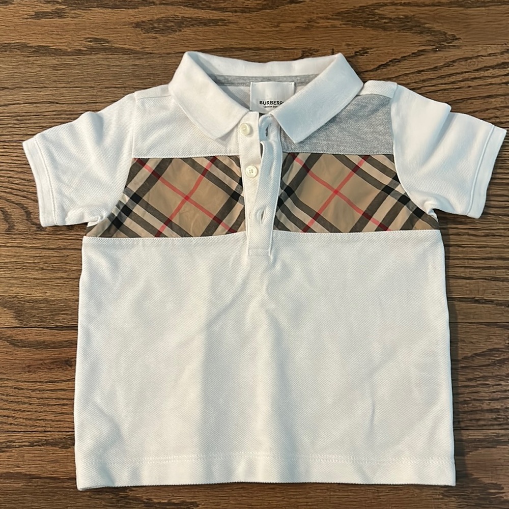 Burberry 18 month polo shirt worn a few times.